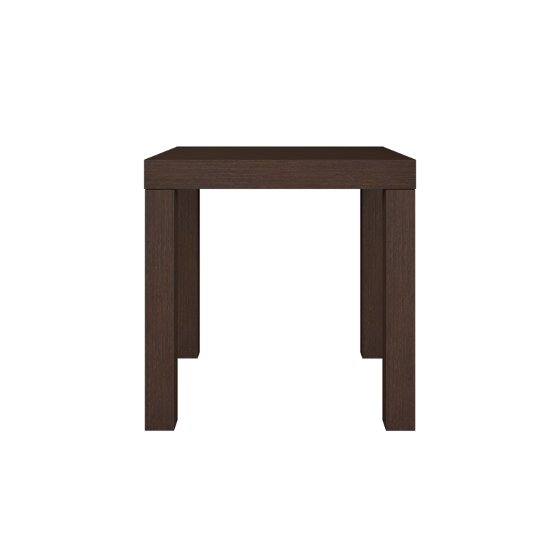 (EM)1.3FT Side Table Wood White/Natural Oak Meja Sisi (40x40x40cm) - 1909