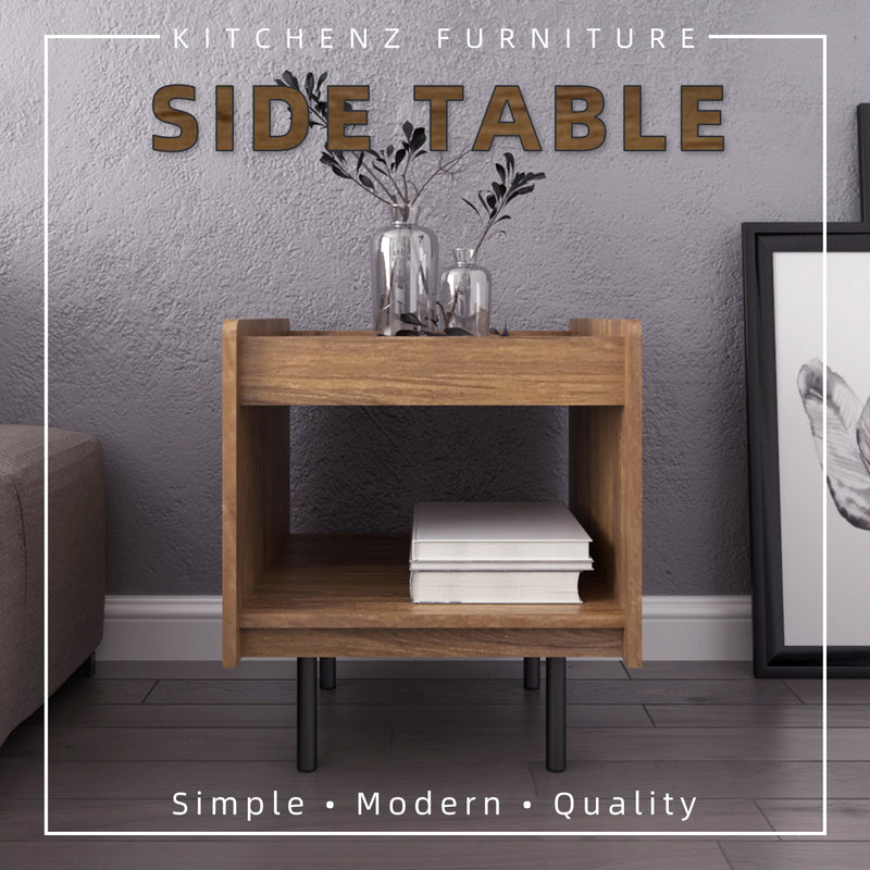 1.5FT Apolo Series Side Table with Open Storage-HMZ-FN-ST-A4848-CO