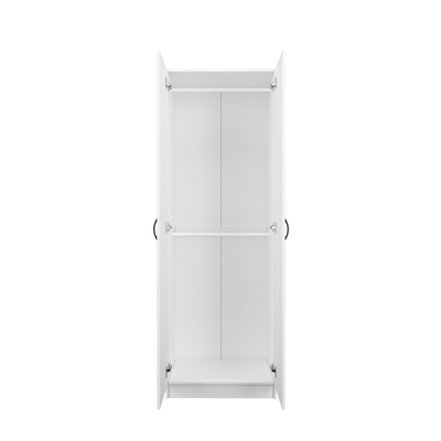 (EM) 2FT 2 Door Wardrobe Solid Board with Hanging Rod-HMZ-FN-WD-6000/6020