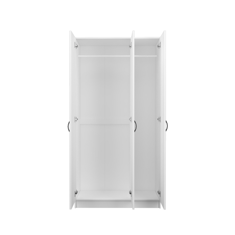 (EM) 3FT 3 Door Wardrobe Solid Board with 6 Shelves-HMZ-FN-WD-6001/6021/6051