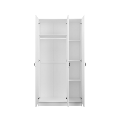 (EM) 3FT 3 Door Wardrobe Solid Board with 6 Shelves-HMZ-FN-WD-6001/6021