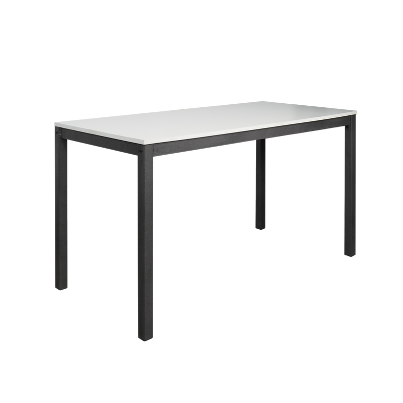 (EM) 4FT Writing Table + Anti-scratch Powder Coating Metal Leg - WT-FY12060-BK+WT-SBH