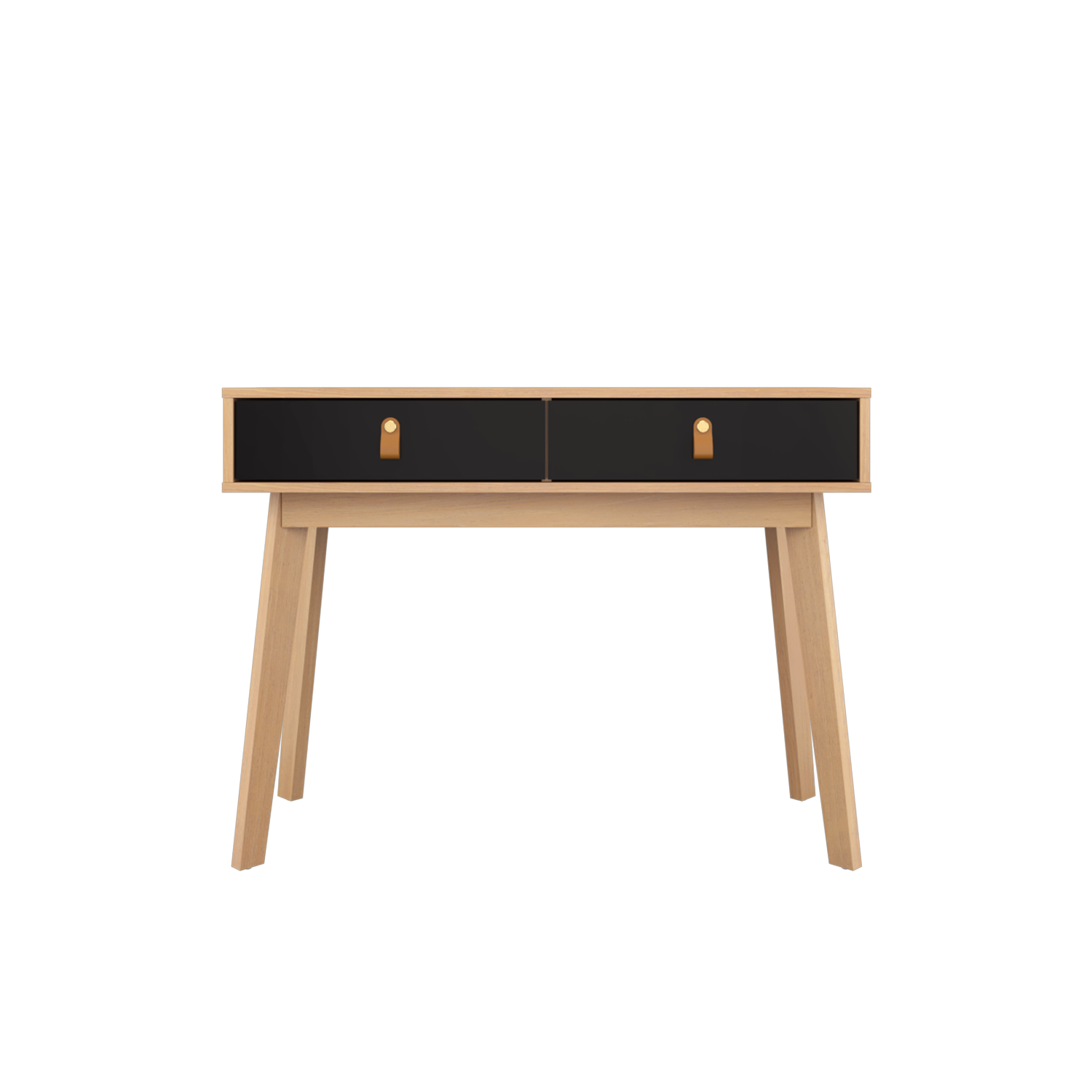 3.3FT Xavier Series Writing Table with 2 Drawers-HMZ-FN-WT-X1040-BK ...
