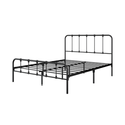 (EM) 6.5FT 3V Powder Coated Metal Queen Size Bed Frame-ED902F/0027