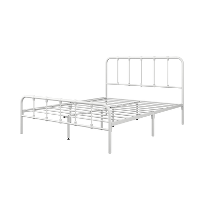 (EM) 6.5FT 3V Powder Coated Metal Queen Size Bed Frame-ED902F/0027