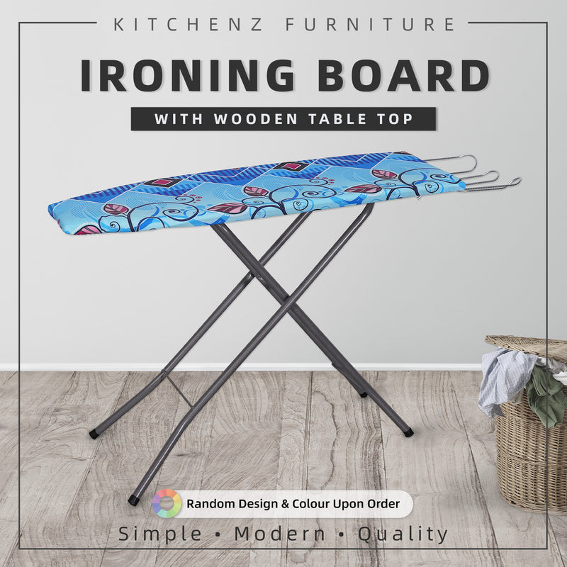 Stand-Up Ironing Board/Table Top Ironing Board for Steam & Dry Iron Use Random Colour - IB-FY801/FY802