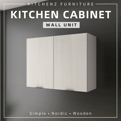 (EM) 2.6FT Wesley Series Kitchen Cabinets / Kitchen Storage / Kitchen Wall Unit-HMZ-KWC-W6008-WW