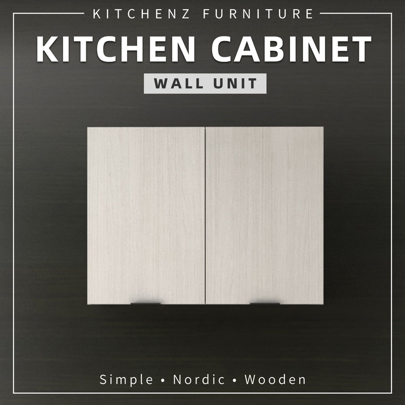 (EM) KitchenZ 2.6FT Wesley Series Kitchen Cabinets / Kitchen Storage / Kitchen Wall Unit-HMZ-KWC-W6008-WW