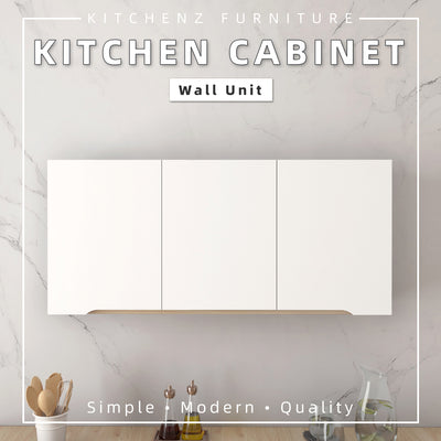 4FT Sinowa Series Full Melamine Kitchen Cabinets Wall Unit  / Kitchen Storage-HMZ-KWC-M6125-WT
