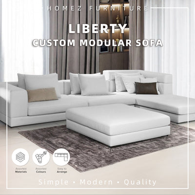 [FREE Shipping] LIBERTY Series Semi-Customizable Modular Sofa (Contact Us for Colour/Fabric Selection) - HMZ-FN-SF-LIBERTY