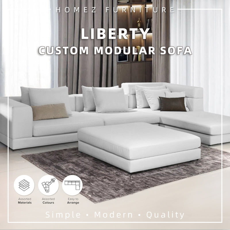 [FREE Shipping] LIBERTY Series Semi-Customizable Modular Sofa (Contact Us for Colour/Fabric Selection) - HMZ-FN-SF-LIBERTY
