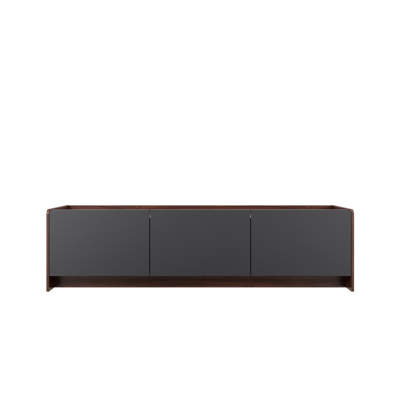 Molten Series Full Melamine TV Cabinet with Internal Drawers - M5977-FW+GY