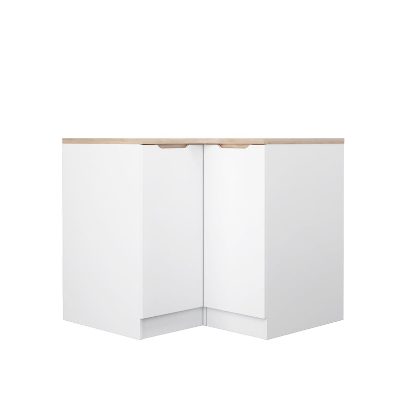 (FREE Shipping) Sinowa Pro Series Full Melamine Kitchen Corner Cabinet Soft Close 60cm Depth - M9619