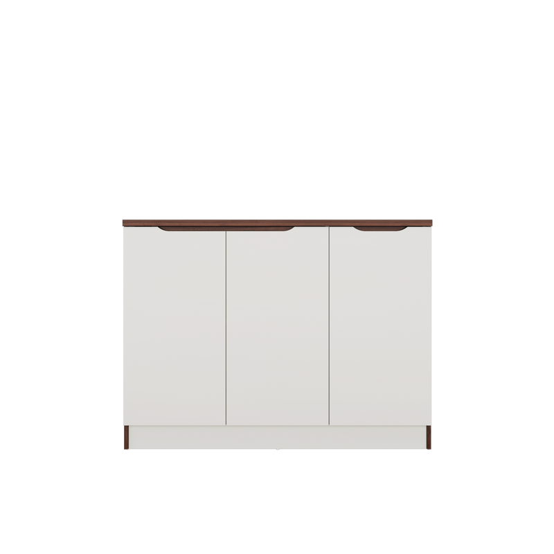 (Free Shipping) 4FT Cedar Series Full Melamine Base Unit Kitchen Cabinet with Soft Close Door - M9315-FW+CR