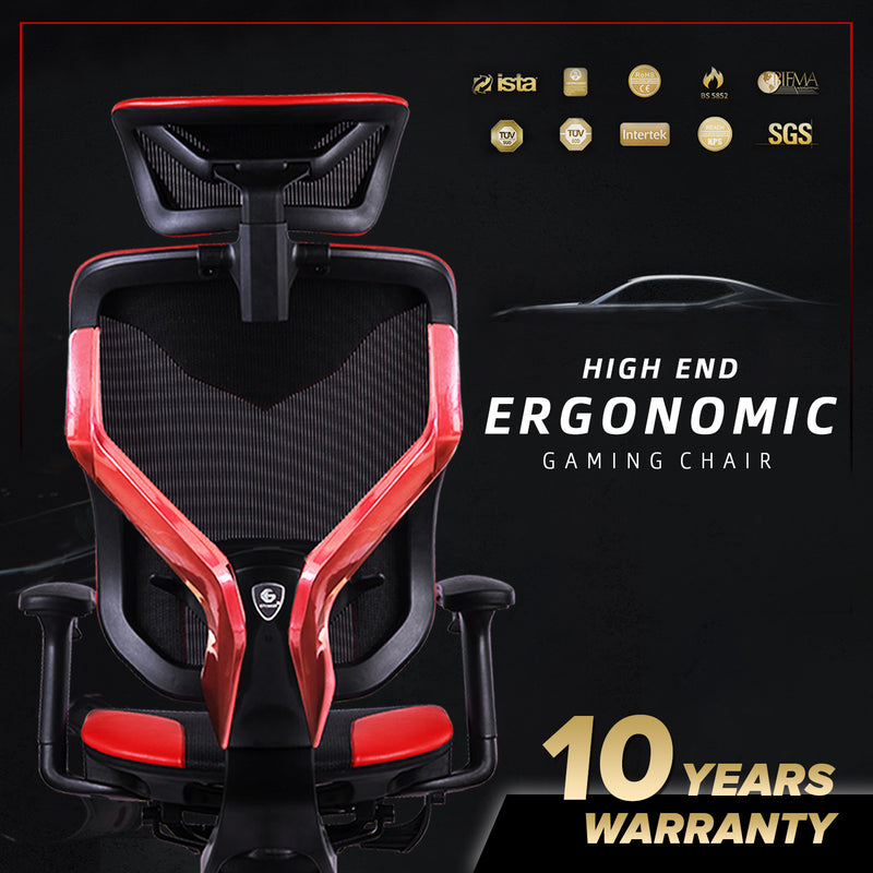 (FREE Shipping) GTChair VIDA V7X PU Leather with Y Frame Ergonomic Gaming Chair-GTC-GC-V7X