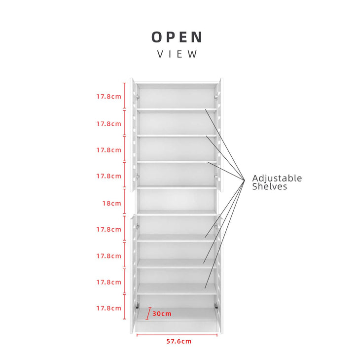 EM 2FT Shoe Cabinet Modernist Design Shoe Rack Rak Kasut HMZ FN SR KitchenZ