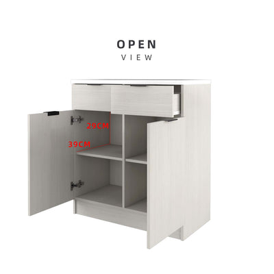 (EM) 2.6FT Wesley Series Kitchen Cabinets Base Unit / Kitchen Storage-HMZ-KBC-W9080-WW