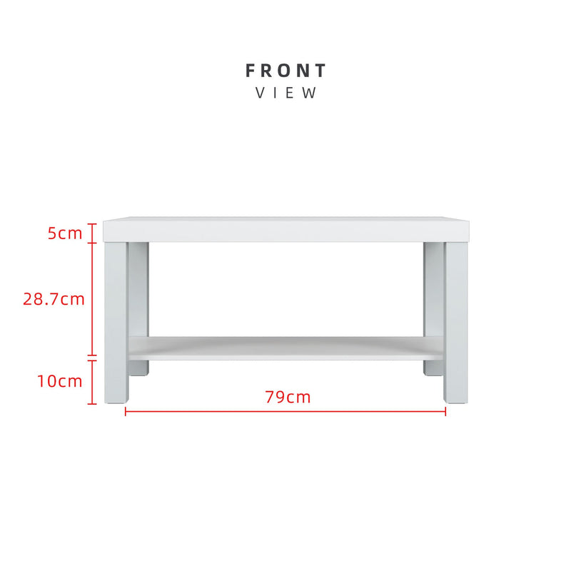 [HARI MALAYSIA FREE SHIPPING COMBO] 6.6FT L-Shape Leathaire Sofa Bed Coffee Table Free Gift 3-Tier Trolley Rack Living Room Combo Set - Y2960+2905-WT+3TIER-WT