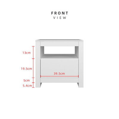 (EM) 1.6FT Side Table with 1 Layer Drawer Storage - HMZ-FN-ST-1904