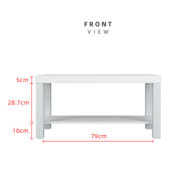 (EM) 3FT Coffee Table / Meja Kopi / Side Table Modern Design-HMZ-FN-CT-2905-WT