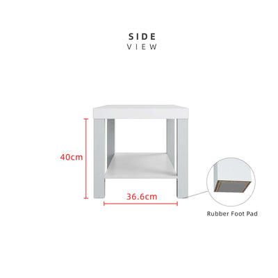 (EM) 3FT Coffee Table / Meja Kopi / Side Table Modern Design-HMZ-FN-CT-2905-WT