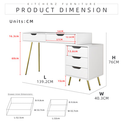 [FREE Shipping Combo] 6in1/4in1/3in1 Jordan Queen BedFrame Dreamease Queen Mattress 3 Door Wardrobe Side Table 2PCS Eco Pillow 5 Drawer Dressing Table 3 Layers Chest Drawer