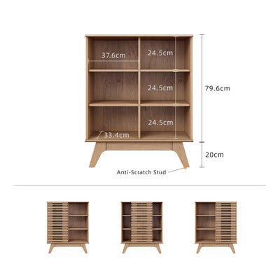 Aoki Series 3FT Shoe Cabinet Storage Sliding Door Living Entry Furniture Rak Kasut - SR-A7960