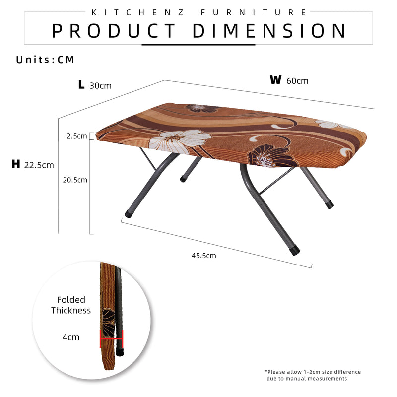 Stand-Up Ironing Board/Table Top Ironing Board for Steam & Dry Iron Use Random Colour - IB-FY801/FY802