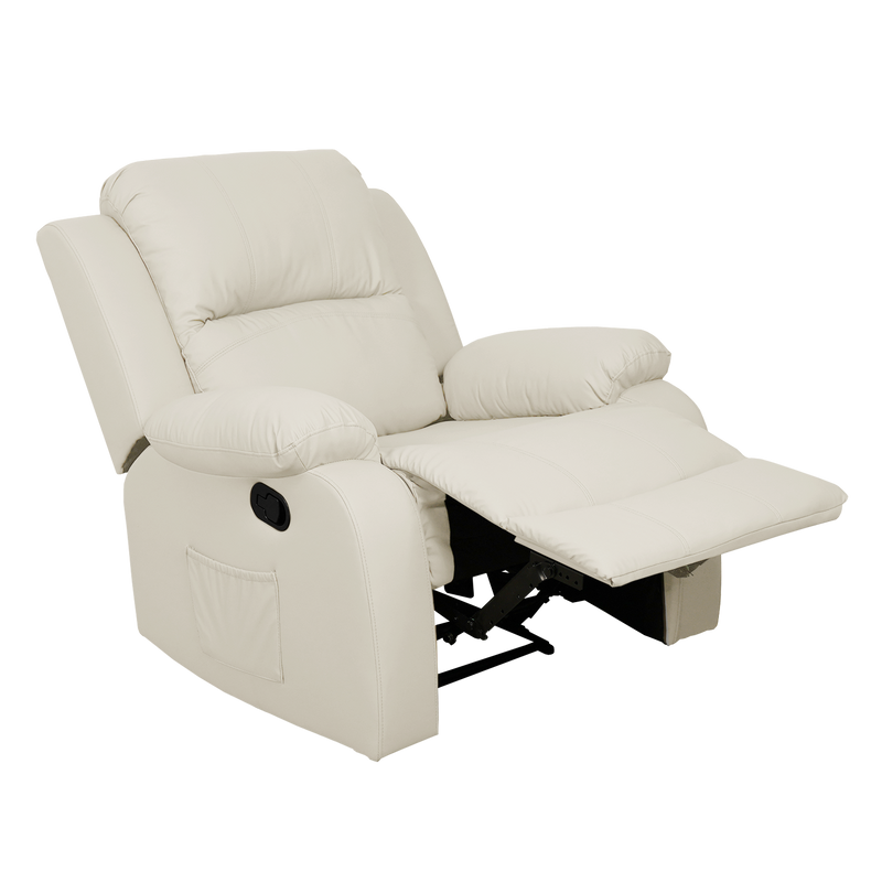 (FREE Shipping) 3FT Pet Friendly TPU Fabric / Linen Fabric Recliner Sofa / Leisure Chair / Kerusi Recliner - 522/523