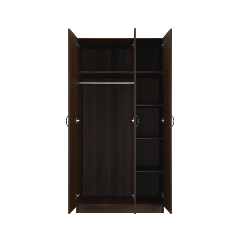 3FT 3 Door Wardrobe Solid Board with 6 Shelves- HMZ-FN-WD-6001/6021