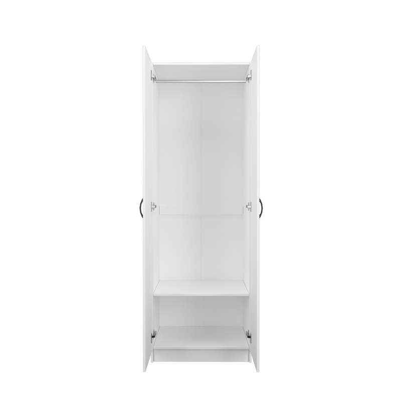 (EM) 2FT 2 Door Wardrobe Solid Board with Hanging Rod-HMZ-FN-WD-6000/6020/6050