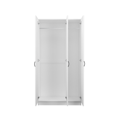 (EM) 3FT 3 Door Wardrobe Solid Board with 6 Shelves-HMZ-FN-WD-6001/6021/6051