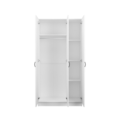 3FT 3 Door Wardrobe Solid Board with 6 Shelves- HMZ-FN-WD-6001/6021