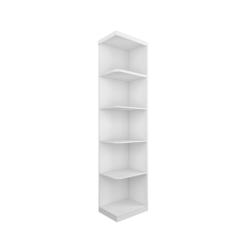 [FREE Shipping & FREE Installation] 5-Tier Melamine Multipurpose Side Cabinet Corner Shelves Wardrobe for 5x8 / 6x8 / 8x8 Sliding Wardrobe