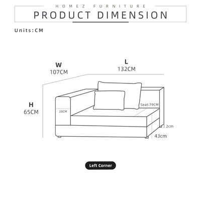 [FREE Shipping] LIBERTY Series Semi-Customizable Modular Sofa (Contact Us for Colour/Fabric Selection) - HMZ-FN-SF-LIBERTY