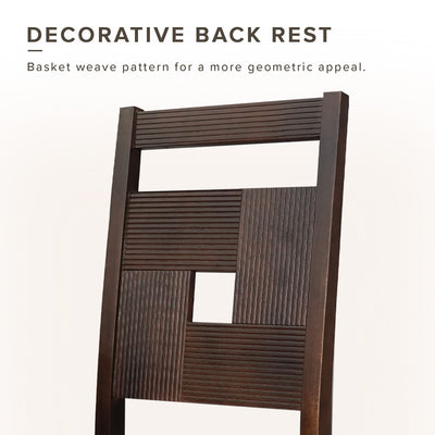 [2PCS] Solid Wood Dining Chair With Cushion and Modern Style Kerusi Makan