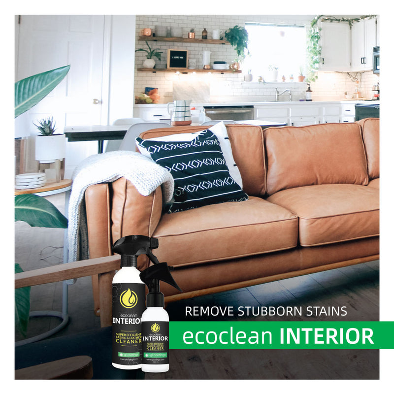 Ecoclean Interior Multipurpose Cleaner / Super Efficient Fabric & Leather Cleaner-100ml / 500ml