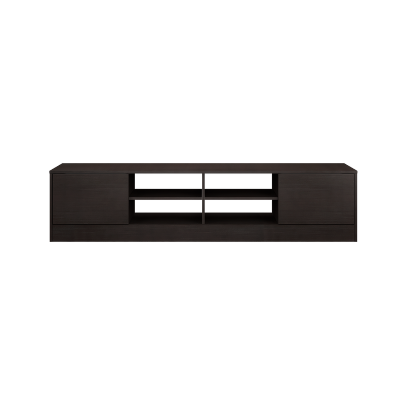 (EM) 6FT LEGEND TV Cabinet Solid Board with 2 Door 2 Open Storage-HMZ-FN-TC-5926
