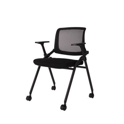 Mesh Folding Office Chair / Computer Chair / Training Chair / Conference Chair-HMZ-OC-MB-9020-BK+BK
