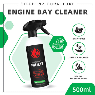 Ecoclean Multi Multipurpose House / Car Cleaner Grease Stain Oil Dirt Remover-100ml / 500ml
