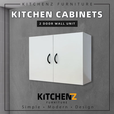 2 Doors / 1 Door / Kitchen Cabinets Wall Unit / Cabinets with Open Storage / White-HMZ-KWC-4000/4001/4003/4004-WT