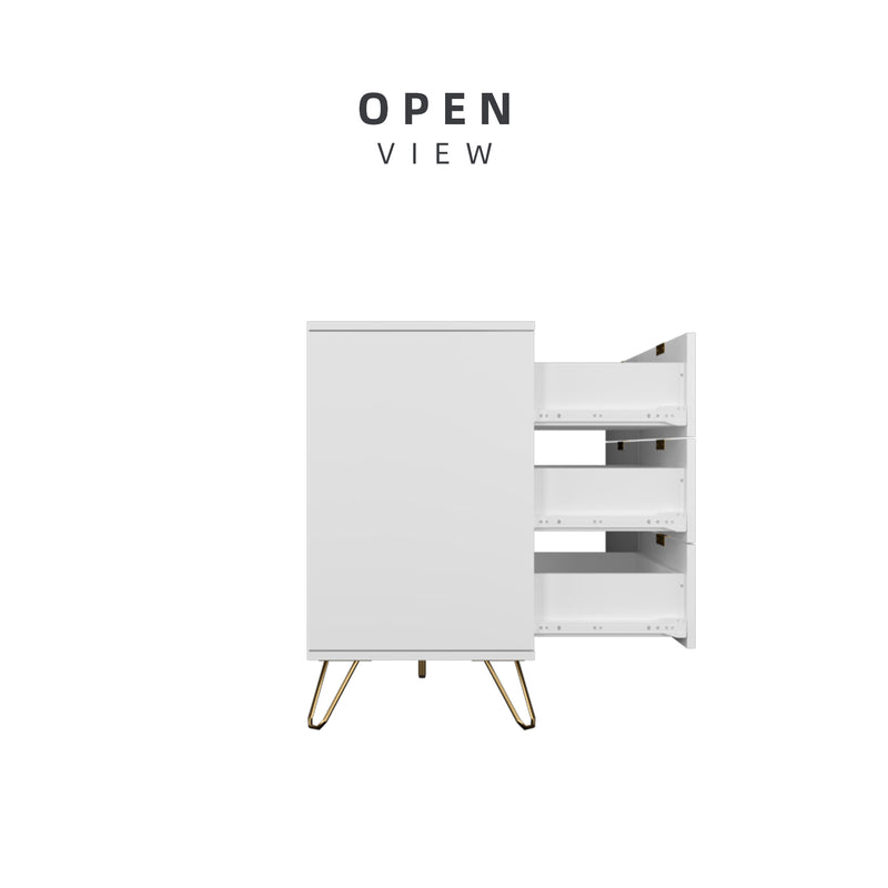 4FT Eudora Series Display with 6 DrawersHMZFNDCE7540WT