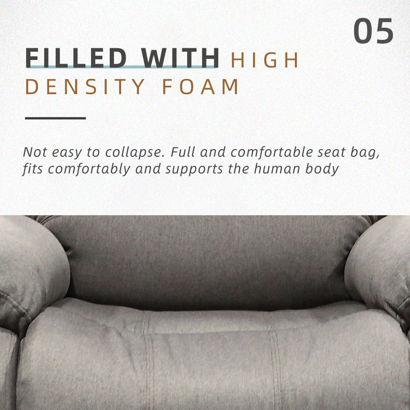 (EM) 3FT Modern & Simple Fabric Recliner Sofa-HMZ-FN-SF-YM-522
