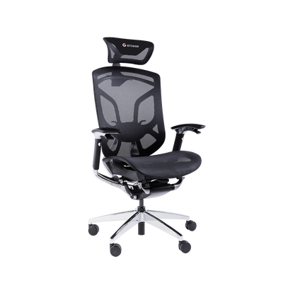 (FREE Shipping) GTChair DVARY Butterfly Office Chair / Kerusi Pejabat / Ergonomic Design with PU Leather Headrest / Nylon Leg-GTC-GC-DVARY