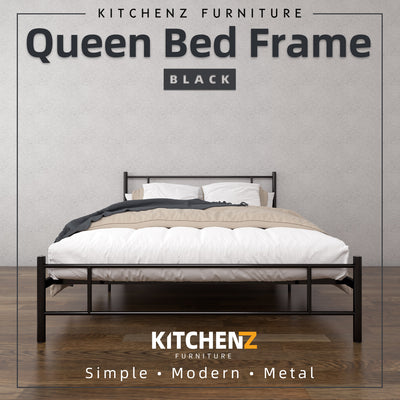 6.5FT 3V Powder Coated Metal Queen Size Bed Frame-ED902F/0022/0025/0026/0027