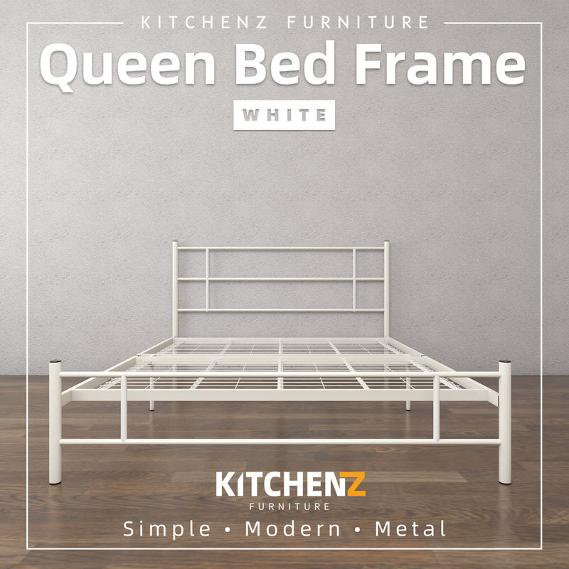 6.5FT 3V Powder Coated Metal Queen Size Bed Frame-ED902F/0022/0025/0026/0027