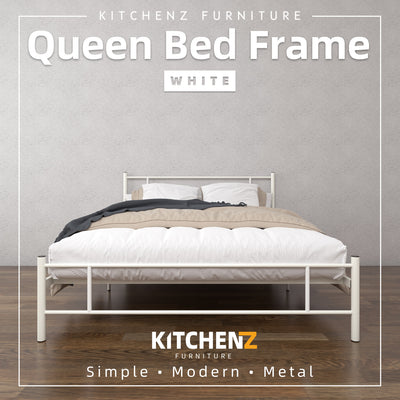 6.5FT 3V Powder Coated Metal Queen Size Bed Frame-ED902F/0022/0025/0026/0027