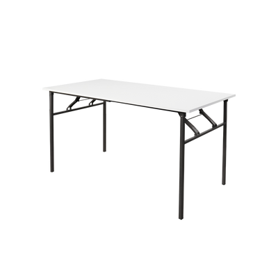 Foldable Banquet Table Melamine Table Top Powder Coat Metal Leg White - 315 / 420 / 415