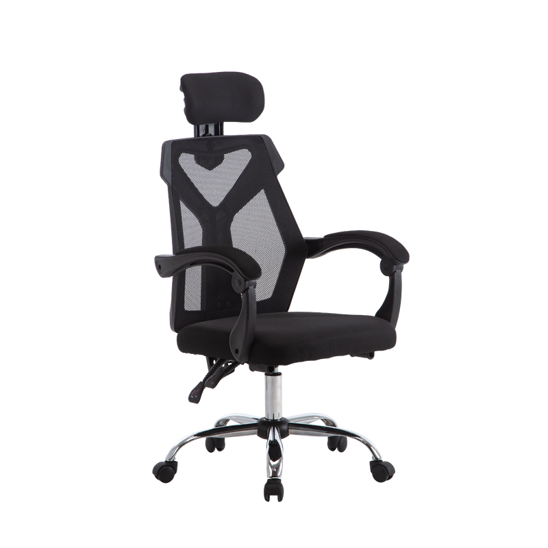 (EM) High Back Mesh Ergonomic Office Chair with Chrome Leg-GMZ-GC-YG-230