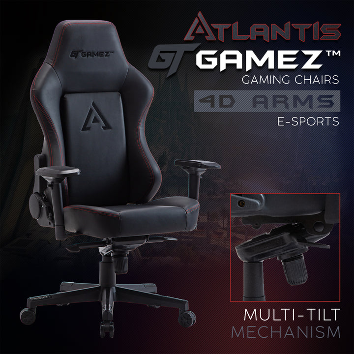 Atlantis E-Sports Ergonomic Gaming Chair-GMZ-GC-YG-736BK – KitchenZ